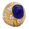 Farrad Italy Ring in 18k with 19.53 cts in Diamonds and Lapis
