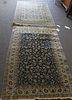 2 Finely Woven Handmade Throw Rugs.