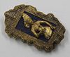 JEWELRY. Asian 14kt Gold and Lapis Figural Pendant