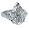EGL Certified 7.97 Carat Diamond and Platinum Engagement Ring