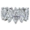Approx. 15.0 Carat Marquise Cut Diamond and Platinum Eternity Band
