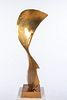 Leonardo Nierman (b. 1932), Abstract Brass Sculpture