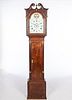 George III Style Oak Tall Case Clock,  19th C