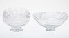 Two Waterford Large Glass Bowls