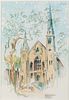Everett Mayo (b. 1947), Wesley Church Savannah, W/C