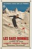 Ajax, Vintage French Ski Resort Travel Poster