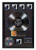 A Jay-Z: Vol 2... Hard Knock Life RIAA Certified 5x Platinum Presentation Album 24 3/4 x 16 3/4 inches.