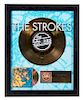 A The Strokes: Is This It? RIAA Certified Gold Presentation Album 22 1/4 x 18 1/4 inches.