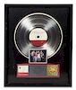 A Barenaked Ladies: Maroon RIAA Certified Platinum Presentation Album 21 1/2 x 17 1/2 inches.