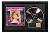 A Lindsey Lohan: Speak RIAA Certified Platinum Presentation Album 20 1/4 x 30 1/4 inches.