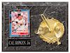 A Cal Ripkin Jr. Autographed Baseball Card Card 3 1/2 x 2 1/2 inches.