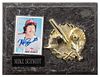 A Mike Schmidt Autographed Baseball Card 3 1/2 x 2 1/2 inches.