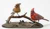 Frank Finney - Pair of Northern Cardinals