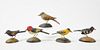 Frank Finney - Five Miniature Carved Birds