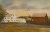 Primitive Painting of a Farmhouse
