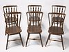 Set of 6 Early Arrow Back Chairs