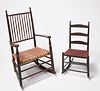 Two Shaker Rocking Chairs
