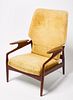 Upholstered Danish Lounge Chair