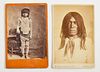 Two Native Cabinet Cards