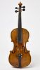 18th Century Violin - Label Zanoli