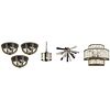 Feiss Wood and Metal Ceiling Light Assortment