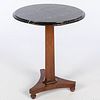 French Marble Top Side Table, 20th C