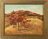 Unsigned, Autumn Landscape, Oil on Canvas