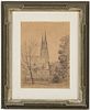 Christopher Murphy Jr., St. John's Cathedral, Pencil