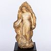 Art Nouveau Carved Stone Figure of a Woman