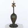 Art Nouveau Bronze Lamp Base