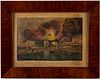 Currier and Ives, Bombardment of Fort Pulaski Litho