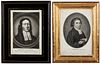 Engravings of John Wesley and William Jay, 19th C