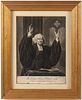 Reverend George Whitefield Portait Engraving, 18th C