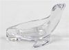 A French Glass Figural Coupe Length 8 1/4 inches.