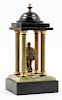 * A Grand Tour Bronze Architectural Model Height 10 3/4 inches.