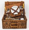* An Assembled Victorian Picnic Set Width overall 15 1/2 inches.