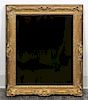 A Victorian Style Giltwood Mirror Height 29 x width 21 inches.