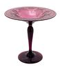 * A Steuben Cameo Glass Tazza Height 6 inches.
