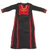 * Three Palestinian Embroidered Dresses Length 52 inches.