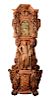 Monumental Carved Musical Tall Case Clock.