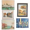 A Group of Five Lithographs by Various Artists,
