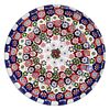 PARABELLE ARTIST PROOF PG-67 / CONCENTRIC MILLEFIORI PEDESTAL PAPERWEIGHT,