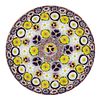 PARABELLE GLASS PG-199 / CONCENTRIC MILLEFIORI PAPERWEIGHT,
