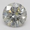2.00 ct, Natural Fancy Light Gray Even Color, SI1, Round cut Diamond (GIA Graded), Appraised Value: $22,600 