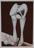 Agustin Cardenas (Cuba, 1927-2002) Untitled (Bones)/Sin Titulo, 1999, lithograph, 32 x 24 in.