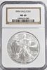 2006 AMERICAN SILVER EAGLE  NGC MS-69