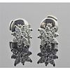 Tiffany &amp; Co Platinum Cluster Stud Earrings