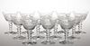 HAWKES FOLEY CUT CRYSTAL COCKTAIL GLASSES, LOT OF 12, 