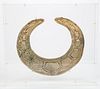 UNIDENTIFIED REPOUSSE SILVER / SILVER-LIKE COLLAR,