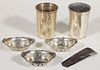GORHAM AND OTHER STERLING SILVER HOLLOWWARE ARTICLES, LOT OF SIX,